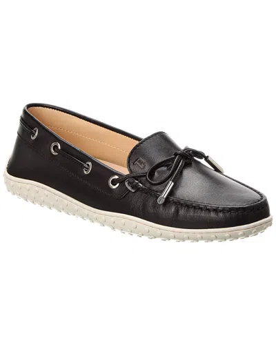 Tod's Gommino Leather Loafer In Black