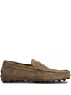 Tod's Mocassino Gommino Macro 52k Loafers Brown In Brown