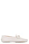 Tod's Leather Loafers In Pink