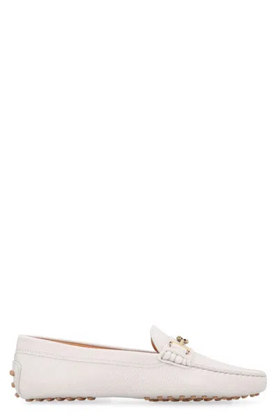 Tod's Gommino Leather Loafers In Pink