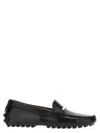 Tod's Gommino Leather Loafers In Black