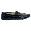 Tod's Gommino Loafers In Blue Patent Leather In Blue