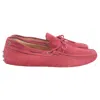Tod's Gommino Loafers In Red Suede In Red