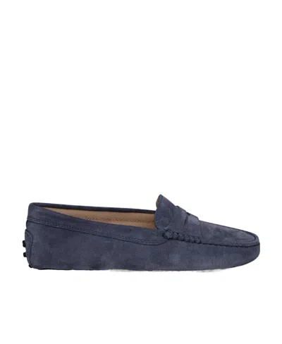 Tod's Gommino Slip-on Loafers In Blue