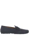 Tod's Gommino Suede Loafers In Blue