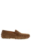 Tod's Gommino 22l Walnut Suede Loafer In Brown