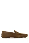 Tod's Gommino Suede Leather Loafers In Brown