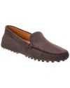 Tod's Brown Solid Loafers In Brown