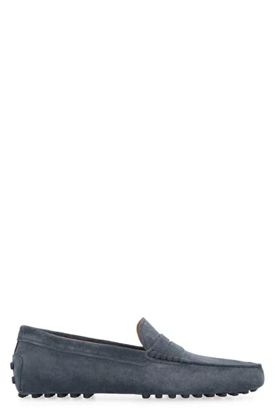 TOD'S TOD'S GOMMINO SUEDE LOAFERS