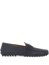 Tod's Gommino Suede Loafers In Blue
