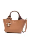 Tod's Grained Leather Shoulder Bag In Brown