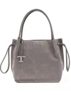Tod's Grey Calf Leather Bags