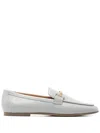 Tod's Loafers In Leather In Grey