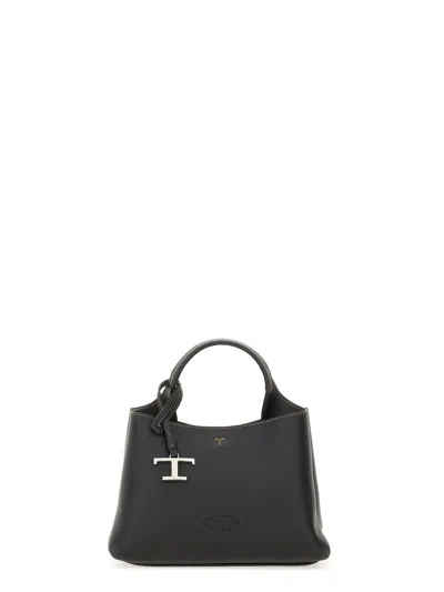 Tod's Handbag Micro In Leather In Black