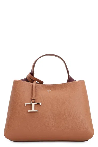 Tod's Handbag Micro In Leather In Brown
