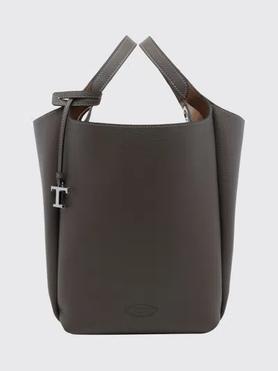 Tod's Handbag Woman Color Green In Brown