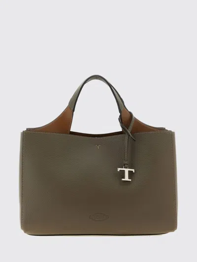 Tod's Handbag Woman Color Grey In Brown