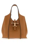 Tod's Mini T Timeless Leather Bag In Brown