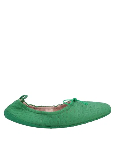 Tod's Ballet Flats In Green