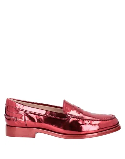 Tod's Loafers In Red