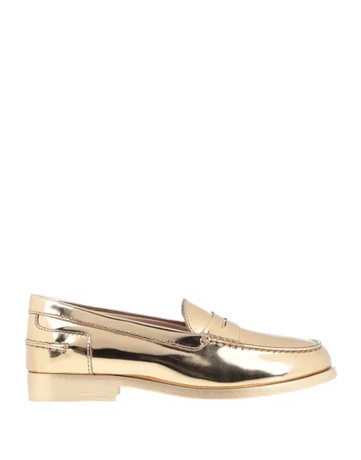 Tod's Loafers In Gold