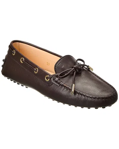 Tod's Heaven Leather Loafer In Black