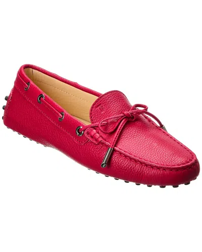 Tod's Heaven Leather Loafer In Pink