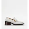 Tod's Woman Loafers White Size 5 Leather In White