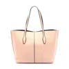 Tod's Joy Leather Tote Bag In Pink
