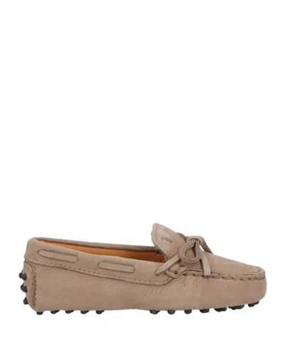 Tod's Babies'  Junior Toddler Boy Loafers Taupe Size 9c Leather In Neutral