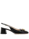 Tod's Kate Slingback Pumps Chain Detail