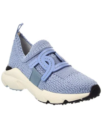 Tod's Kate Crochet Sneaker In Blue