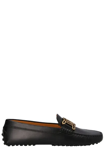 Tod's Kate Gommino Driving Shoes In Black
