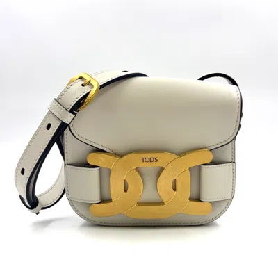 Tod's Kate Leather Crossbody Shoulder Bag In Neutral
