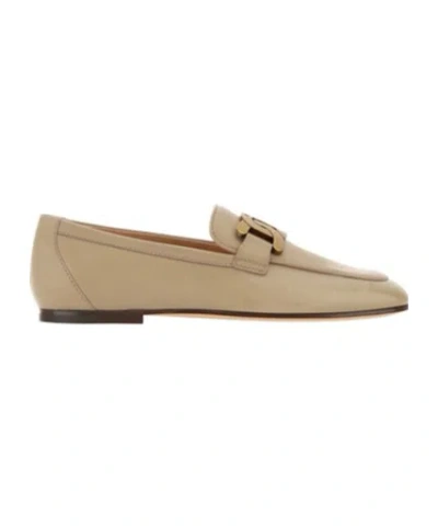 Tod's Kate Loafers In Nude