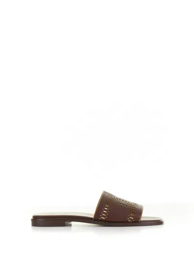 Tod's Kate Low Leather Sandal
