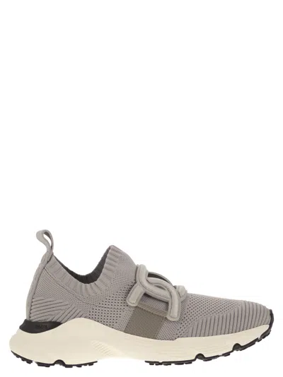 Tod's Kate Sneakers In Technical Fabric In Neutral