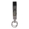 Tod's Classic Logo Engraved Keyring In Black