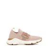 Tod's Technical Fabric Sneakers In Neutrals