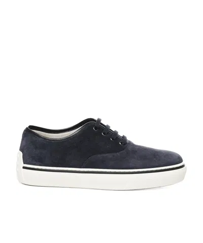 Tod's Lace-up Sneakers In Black