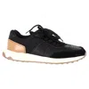 Tod's Tods Mens Black Luxury Leather And Mesh Low-top Trainers In Black