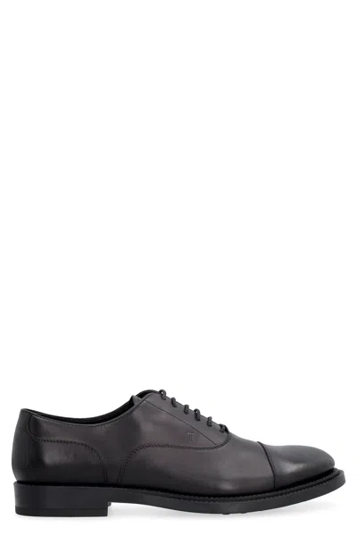 Tod's Lace-ups In Black Leather