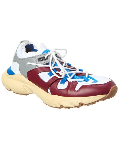 TOD'S TOD’S LEATHER & MESH SNEAKER