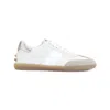 Tod's Leather And Suede Accented Sneakersdetails In White