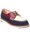 Tod's Leather & Suede Boat Shoe
