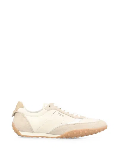 Tod's Leather & Suede Sneaker In Brown