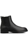 Tod's Suede Leather Chealsea Boots In Black