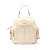 Tod's Leather Backpack In Neutral
