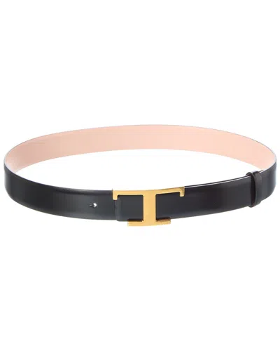 Tod's Leather Belt In Black