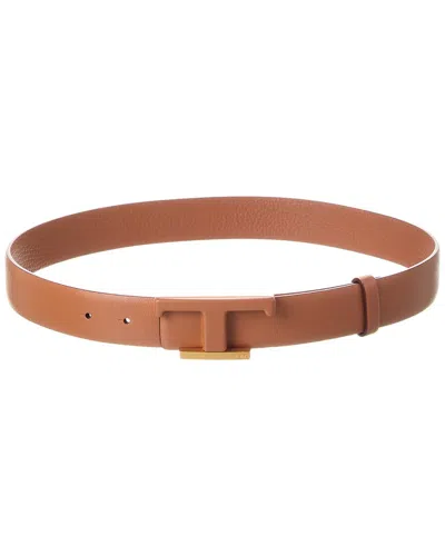 Tod's Leather Belt In Brown